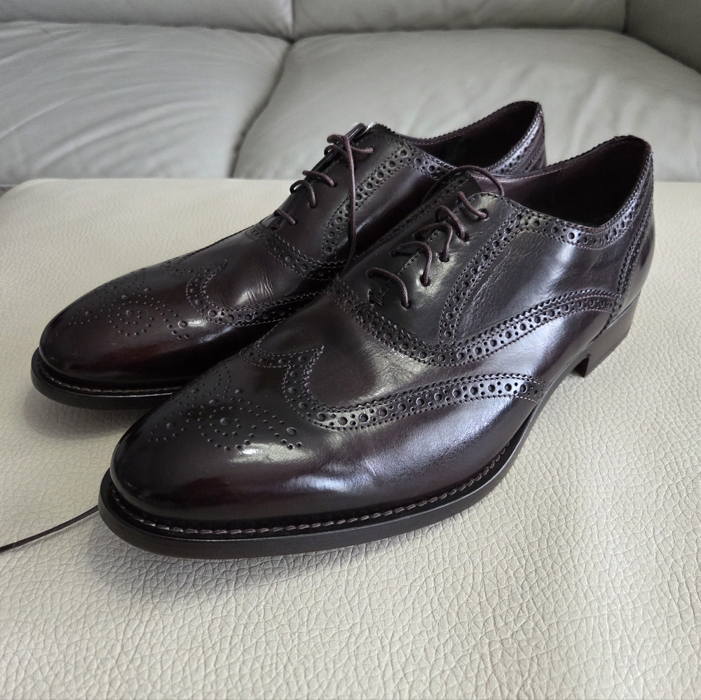 Paul Smith Men's Munro Leather Wingtip Brogues -Made In Italy- UK 11/US 12/EU 45